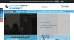 Desktop Screenshot of centromedicovesalio.it